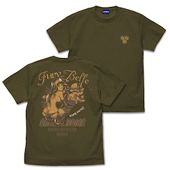 超時空要塞 (細碼)「雪露」超時空要塞 Frontier 塗鴉 墨綠色 T-Shirt Macross Frontier Nose Art Sheryl T-Shirt /MOSS-S【Macross】