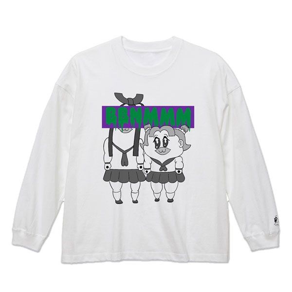 Pop Team Epic : 日版 (細碼) BBNMMM 寬鬆 長袖 白色 T-Shirt