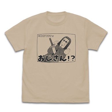 異世界歸來的舅舅 (中碼)「舅舅」おじさん！？淺米色 T-Shirt Ojisan !? T-Shirt /LIGHT BEIGE-M【Uncle from Another World】