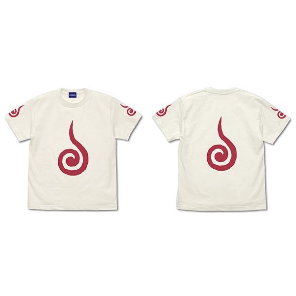 火影忍者系列 : 日版 (大碼)「漩渦鳴人」幼少期 香草白 T-Shirt