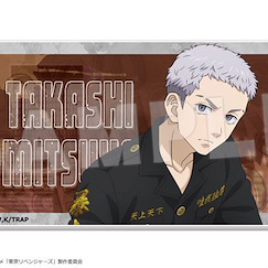 東京復仇者 「三谷隆」mini Ver. 雪の街 方形徽章 TV Anime Plate Badge Ver. City of Snow 03 Takashi Mitsuya【Tokyo Revengers】