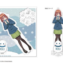 五等分的新娘 「中野三玖」Winter snow 亞克力企牌 Movie Acrylic Figure Ver. Winter snow 03 Miku Nakano【The Quintessential Quintuplets】