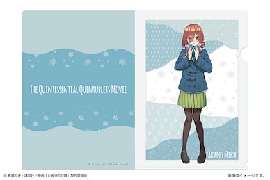 五等分的新娘 「中野三玖」Winter snow A4 文件套 Movie Clear File Ver. Winter snow 03 Miku Nakano【The Quintessential Quintuplets】