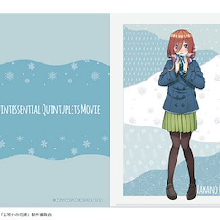 五等分的新娘 「中野三玖」Winter snow A4 文件套 Movie Clear File Ver. Winter snow 03 Miku Nakano【The Quintessential Quintuplets】