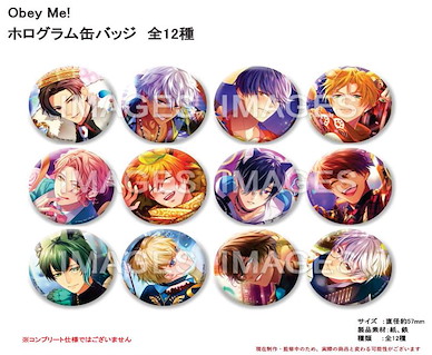 Obey Me！ 徽章 (10 個入) Hologram Can Badge (10 Pieces)【Obey Me!】
