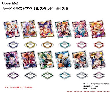 Obey Me！ 亞克力企牌 (10 個入) Card Illustration Acrylic Stand (10 Pieces)【Obey Me!】