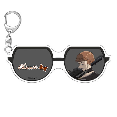 名偵探柯南 「香堤」眼鏡型 亞克力匙扣 Glasses Acrylic Key Chain Vol. 3 Chianti【Detective Conan】