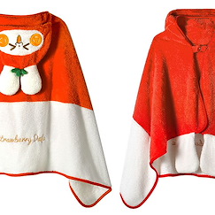 草莓大福 (均碼)「草莓大福」附兜帽斗篷 Hooded Blanket Dafu【Strawberry Dafu】