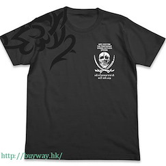 黑礁 (大碼)「萊薇」墨黑色 T-Shirt Revy Tattoo T-Shirt / SUMI-L【Black Lagoon】