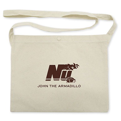 吸血鬼馬上死 「John」THE ARMADILLO 標誌 米白 單肩袋 John the Armadillo Logo Musette Bag【The Vampire Dies in No Time】