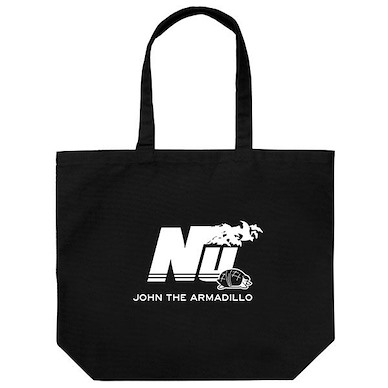 吸血鬼馬上死 「John」THE ARMADILLO 標誌 米白 大容量 手提袋 John the Armadillo Logo Large Tote Bag【The Vampire Dies in No Time】