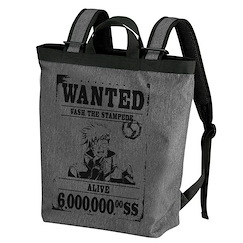 槍神Trigun 系列 「威席」碳黑色 2way 背囊 TRIGUN STAMPEDE Vash's Wanted Poster 2way Backpack / HEATHER CHARCOAL【Trigun Series】