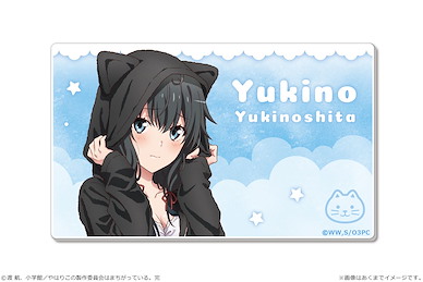 果然我的青春戀愛喜劇搞錯了。 「雪之下雪乃」連帽外套 亞克力徽章 Plate Badge 01 Yukinoshita Yukino【My youth romantic comedy is wrong as I expected.】