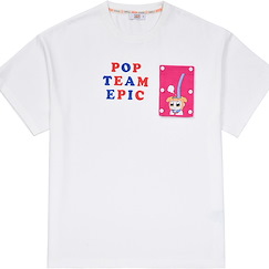 Pop Team Epic (中碼)「POP 子」白色 T-Shirt T-Shirt Popuko【Pop Team Epic】