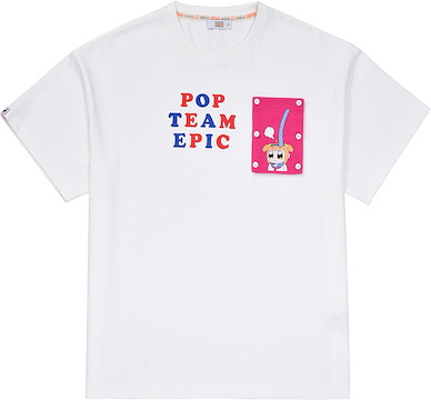 Pop Team Epic (中碼)「POP 子」白色 T-Shirt T-Shirt Popuko【Pop Team Epic】