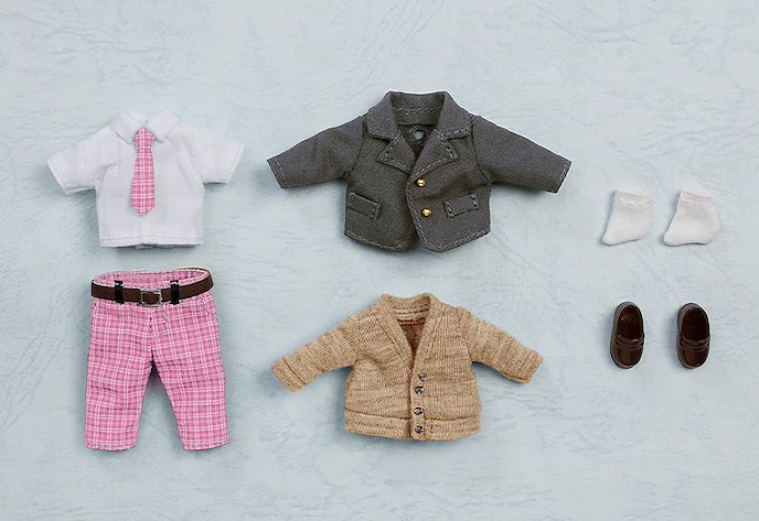 日版 黏土娃 服裝套組 制服外套: Boy (粉紅色)