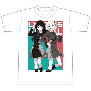 Lycoris Recoil 莉可麗絲 (加大)「錦木千束 + 井之上瀧奈」制服 T-Shirt T-Shirt [Chisato & Takina] XL Size【Lycoris Recoil】