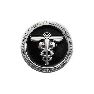 PSYCHO-PASS 心靈判官 「厚生省公安局」金屬徽章 Public Safety Bureau Pin Badge【Psycho-Pass】