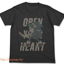 超音鼠 (加大)「結他超音鼠」墨黑色 T-Shirt (Size: XLarge) Guitar Sonic T-Shirt / SUMI【Sonic the Hedgehog】