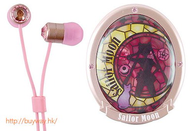 美少女戰士 「月野兔」彩繪玻璃盒 入耳式耳機 Stained Glass Case & Earphone Sailor Moon SLM-52A【Sailor Moon】