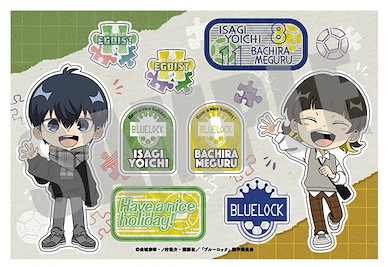 BLUE LOCK 藍色監獄 「潔世一 + 蜂樂迴」HOLIDAY Ver. 貼紙 Sticker Isagi Yoichi & Bachira Meguru Holiday Ver.【Blue Lock】