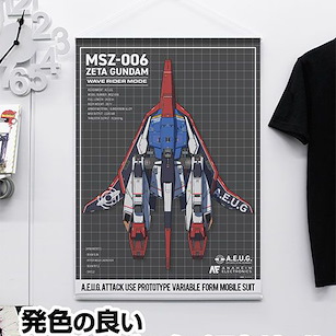 機動戰士高達系列 「機動戰士Z高達」WAVERIDER 戰機模式 B2 掛布 Mobile Suit Zeta Gundam New Illustration Waverider B2 Wall Scroll【Mobile Suit Gundam Series】