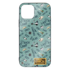 搖曳露營△ 露營用品 圖案 iPhone [12, 12Pro] 強化玻璃 手機殼 "Yuru Camp" Camping Goods Tempered Glass iPhone Case /12,12Pro【Laid-Back Camp】