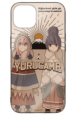 搖曳露營△ 「各務原撫子 + 志摩凜」iPhone [13] 強化玻璃 手機殼 "Yuru Camp" Nadeshiko & Rin Tempered Glass iPhone Case /13【Laid-Back Camp】
