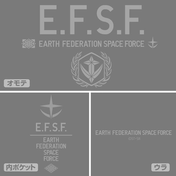 機動戰士高達系列 : 日版 「地球聯邦宇宙軍 (E·F·S·F·)」合成皮革 名片收納