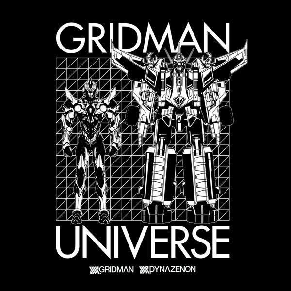 GRIDMAN UNIVERSE : 日版 (加大)「GRIDMAN & DYNAZENON」黑色 T-Shirt