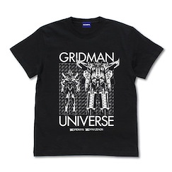 GRIDMAN UNIVERSE : 日版 (加大)「GRIDMAN & DYNAZENON」黑色 T-Shirt