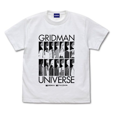 GRIDMAN UNIVERSE (細碼) 角色圖案 白色 T-Shirt Character T-Shirt /WHITE-S【GRIDMAN UNIVERSE】