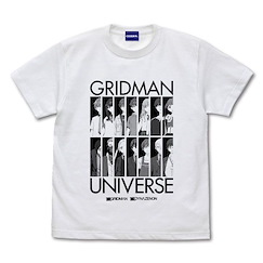 GRIDMAN UNIVERSE : 日版 (加大) 角色圖案 白色 T-Shirt