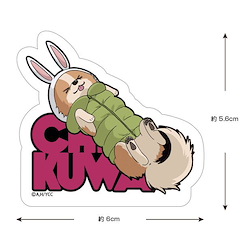 搖曳露營△ 「竹輪」迷你貼紙 (5.6cm × 6cm) Chikuwa Mini Sticker【Laid-Back Camp】