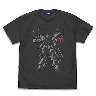 機動戰士高達系列 (加大)「斯坦因01」機動戰士高達NT 墨黑色 T-Shirt Sinanju Stein T-Shirt /SUMI-XL【Mobile Suit Gundam Series】