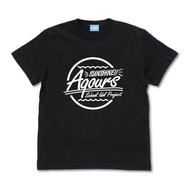 LoveLive! Sunshine!! : 日版 (大碼)「Aqours」黑色 T-Shirt
