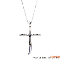 海賊王 Silver Accessories 11「米霍克 (鷹眼)」世界最強黑刀 "夜" 吊墜 40cm Silver Accessories Black Sword Night Pendant (Chain: 40cm)【One Piece】