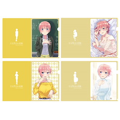 五等分的新娘 「中野一花」A4 文件套 (4 枚入) Movie New Illustration Clear File Set of 4 Ichika Nakano【The Quintessential Quintuplets】