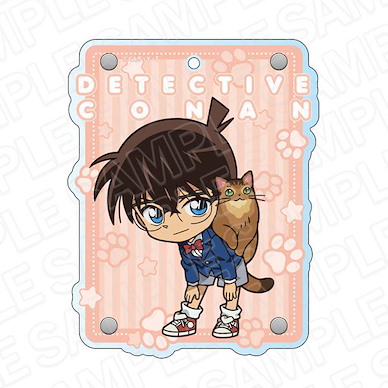 名偵探柯南 「江戶川柯南」貓 Ver. 2 模切 證件套 Acrylic Diecut Pass Case Conan Edogawa Deformed Cat ver.2【Detective Conan】