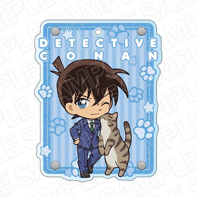 名偵探柯南 「工藤新一」貓 Ver. 2 模切 證件套 Acrylic Diecut Pass Case Shinichi Kudo Deformed Cat ver.2【Detective Conan】