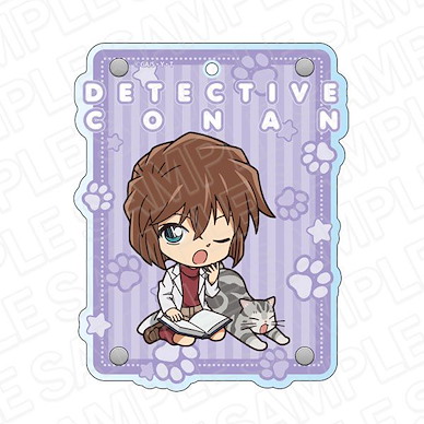 名偵探柯南 「灰原哀」貓 Ver. 2 模切 證件套 Acrylic Diecut Pass Case Ai Haibara Deformed Cat ver.2【Detective Conan】