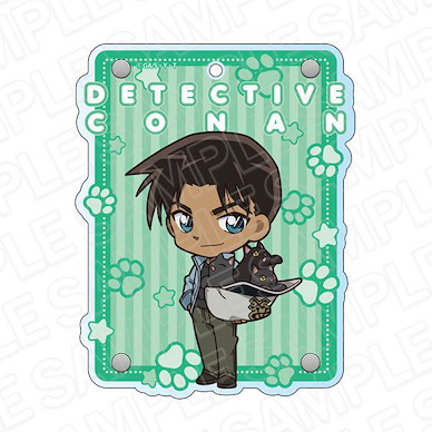 名偵探柯南 「服部平次」貓 Ver. 2 模切 證件套 Acrylic Diecut Pass Case Heiji Hattori Deformed Cat ver.2【Detective Conan】