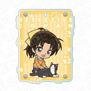 名偵探柯南 「遠山和葉」貓 Ver. 2 模切 證件套 Acrylic Diecut Pass Case Kazuha Toyama Deformed Cat ver.2【Detective Conan】