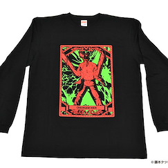 鏈鋸人 : 日版 (大碼)「鏈鋸人」塔羅牌 黑色 長袖 T-Shirt