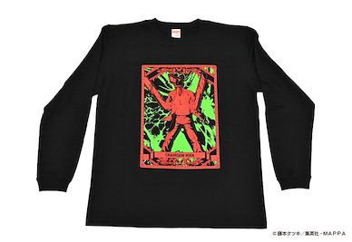 鏈鋸人 (大碼)「鏈鋸人」塔羅牌 黑色 長袖 T-Shirt Tarot Design Long T-Shirt Chainsaw Man Ver. (L Size)【Chainsaw Man】