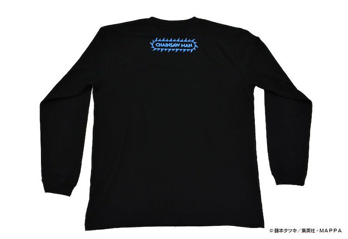 鏈鋸人 : 日版 (中碼)「早川秋」塔羅牌 黑色 長袖 T-Shirt
