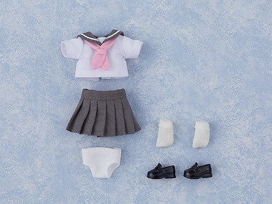 未分類 黏土娃 服裝套組 水手服 短袖 灰色 Nendoroid Doll Outfit Set Short-Sleeved Sailor Outfit (Gray)