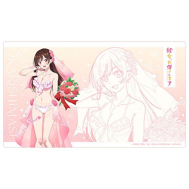 出租女友 「水原千鶴」緍紗泳裝 橡膠桌墊 New Illustration Rubber Mat (Chizuru Mizuhara / Wedding Swimsuit)【Rent-A-Girlfriend】