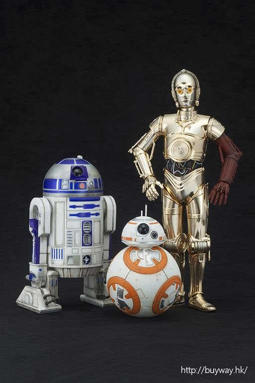 StarWars 星球大戰 : 日版 ARTFX+ 1/10「R2-D2 + C-3PO + BB-8」