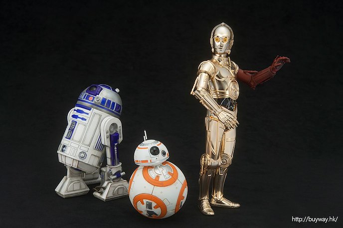 StarWars 星球大戰 : 日版 ARTFX+ 1/10「R2-D2 + C-3PO + BB-8」